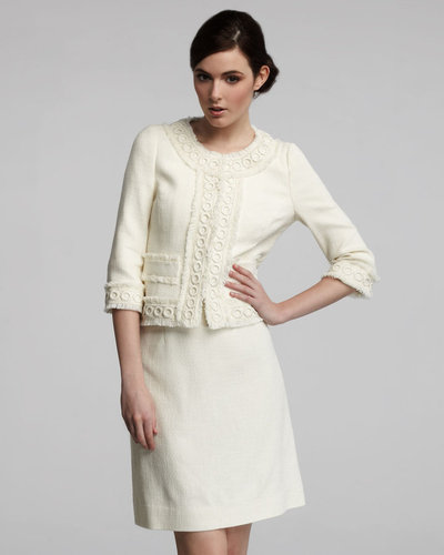 Kate Spade New York Helena A-Line Skirt, Cream