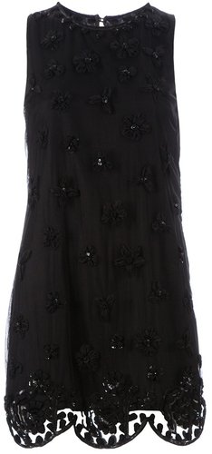 Red Valentino ebellished dress