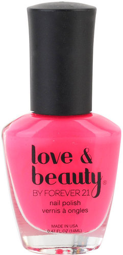 Love 21 Hot Pink Party Nail Polish
