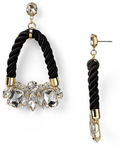 nOir 14K Vermeil Neon Jaipur Crystal Earrings