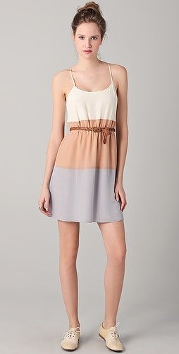 Madewell Colorblock Cami Dress