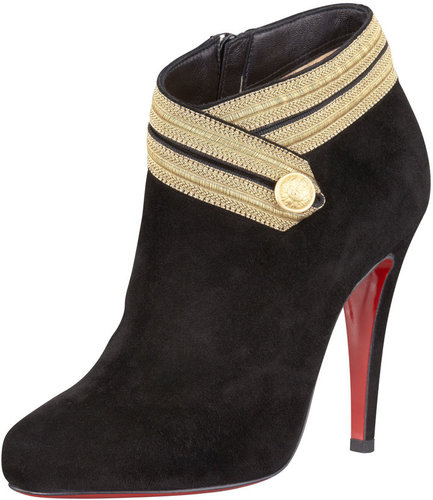 Christian Louboutin Marychal Suede Bootie
