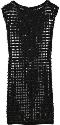 Michael Kors Cashmere sequined beaded dress