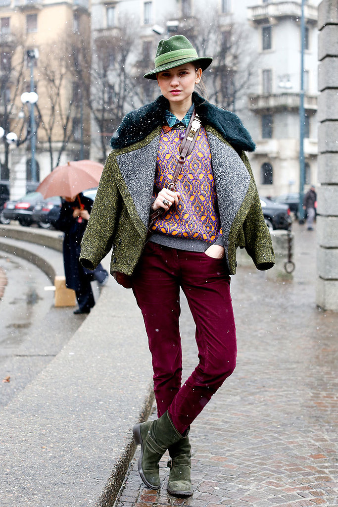 Milan Fashion Week Street Style Fall 2013 Milan Fashion Week Street Style Fall 2013