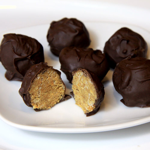Vegan Chocolate Peanut Butter Balls Vegan Chocolate Peanut Butter Balls