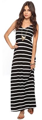 Style deals Striped Maxi Dress