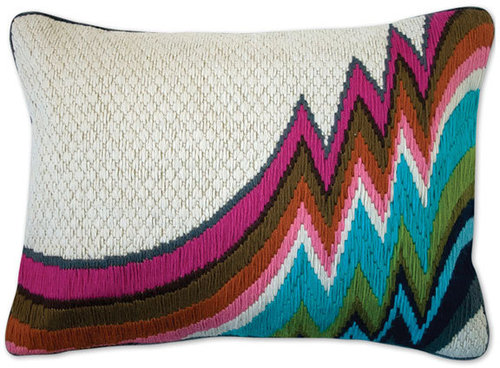Jonathan Adler 'Jamaica Lane Bargello' Pillow