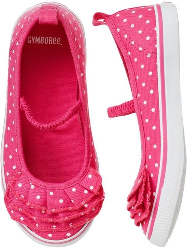Polka Dot Ruffle Sneaker