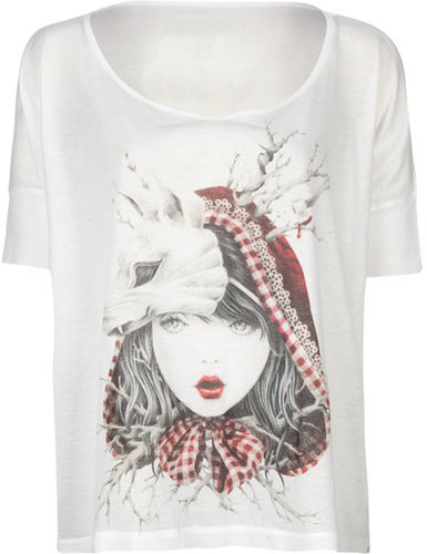 ELEMENT Wolf Girl Womens Tee