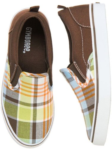 Plaid Slip-On Sneaker