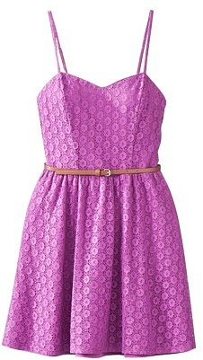 Mossimo Supply Co. Juniors Belted Skater Dress - Assorted Colors