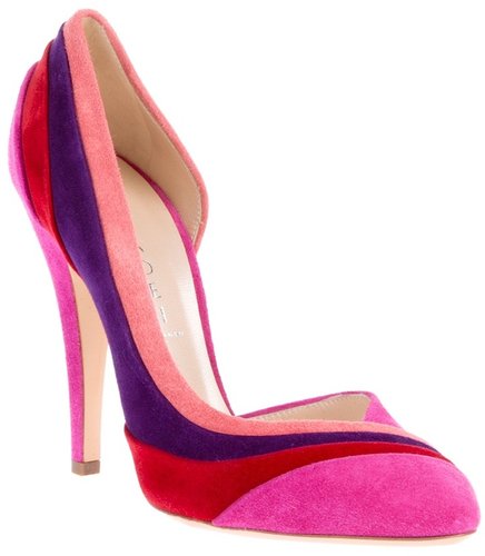 Casadei almond toe pump