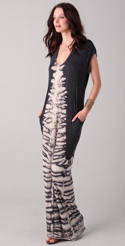 Raquel Allegra Tie Dye Caftan Dress