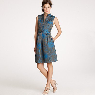 Bonnie dress in toile jacquard