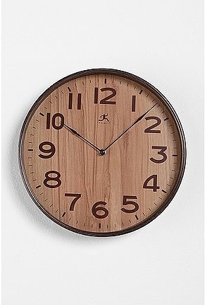 Wood Grain Clock