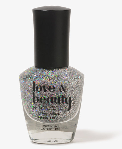 Love 21 Iridescent Silver Nail Polish