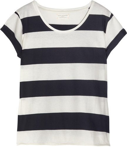 Chinti and Parker Striped organic cotton T-shirt