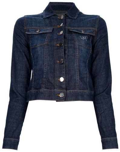 Fix Design cropped denim jacket