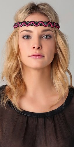 Deepa Gurnani Neon Beaded Headband