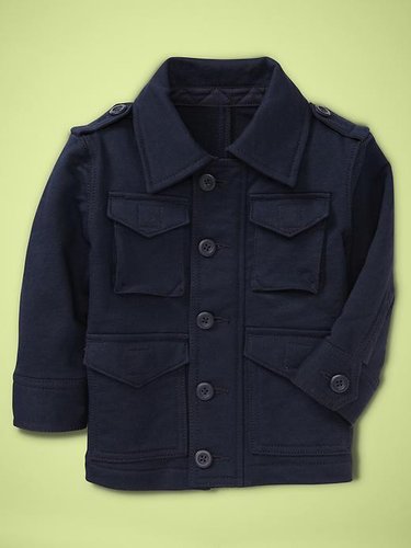 Knit utility jacket