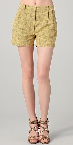 Tribune standard Pleated Abbreviated Shorts