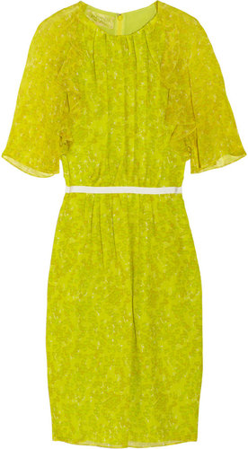 Giambattista Valli Printed silk-georgette dress