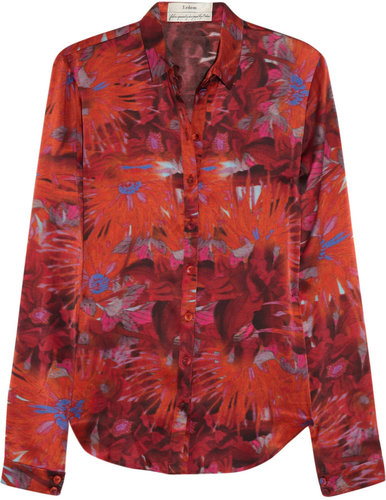 Erdem Elodie printed silk blouse