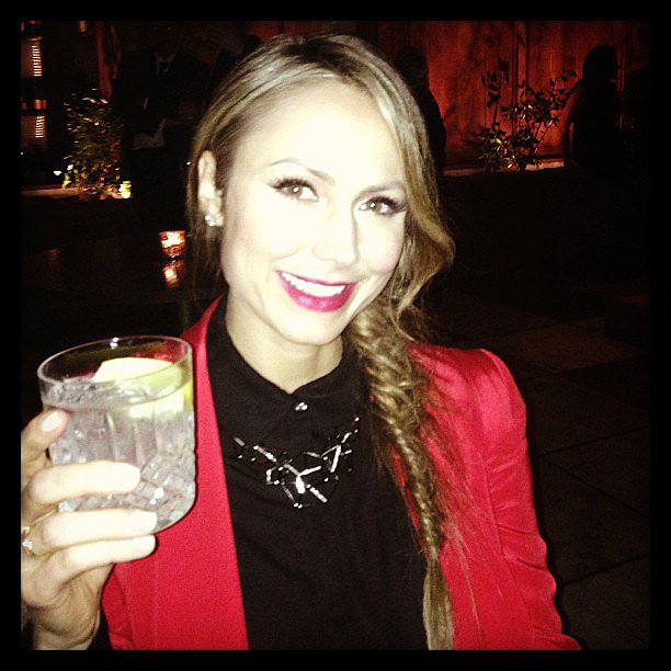 Stacy Keibler gave a cheers with her drink on Friday in LA.
Source: Instagram user stacykeibler
Stacy Keibler gave a cheers with her drink on Friday in LA.
Source: Instagram user stacykeibler