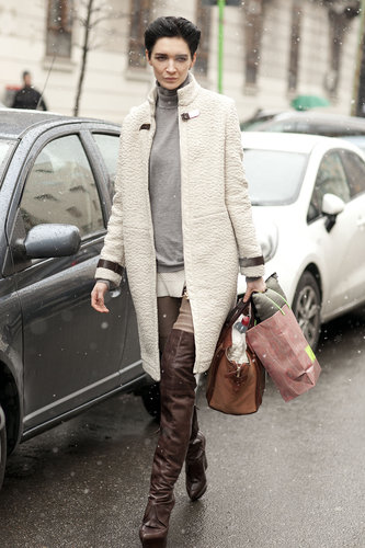 Milan Fashion Week Street Style Fall 2013 Milan Fashion Week Street Style Fall 2013