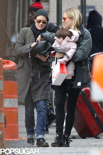 Sienna and Marlowe Bond With Robin Wright Over Their Guys' New Show Sienna and Marlowe Bond With Robin Wright Over Their Guys' New Show