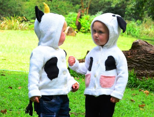 Toto Knits Cow Sweater Toto Knits Cow Sweater