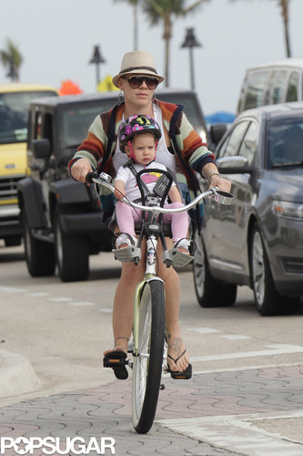 Bikini-Clad Pink Flaunts Rock Hard Abs and Bikes With Her Family in Florida Bikini-Clad Pink Flaunts Rock Hard Abs and Bikes With Her Family in Florida