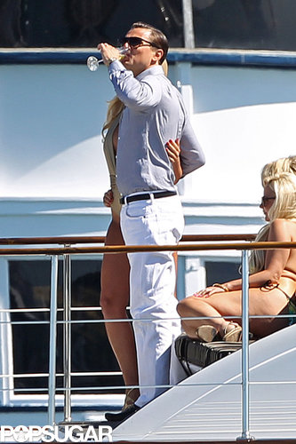 All in a Day's Work — Leo Kisses and Parties With Bikini-Clad Girls on a Yacht All in a Day's Work — Leo Kisses and Parties With Bikini-Clad Girls on a Yacht