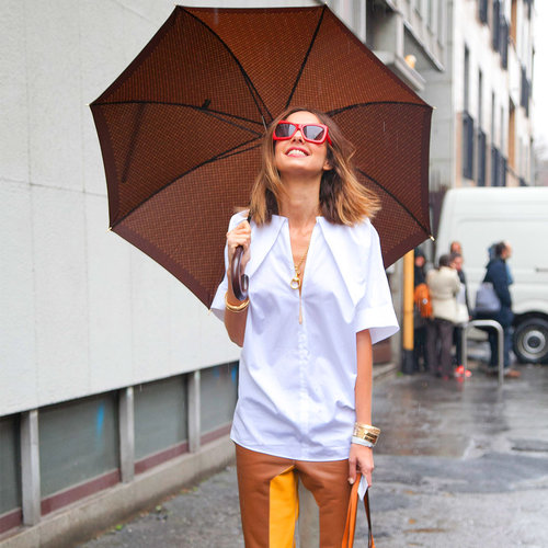 Street Style at Milan Fashion Week Fall 2013