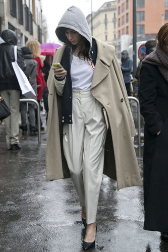 Rain couldn't stop the appeal of these preppy-meets-cool layers.
Rain couldn't stop the appeal of these preppy-meets-cool layers.