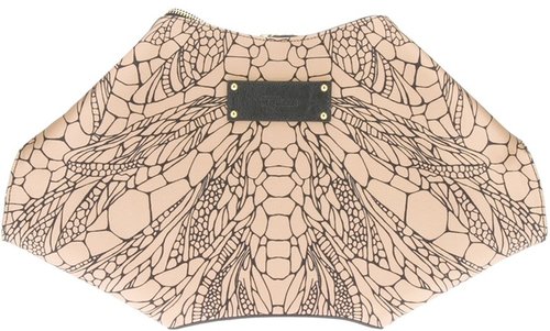 Alexander McQueen 'De-manta' clutch