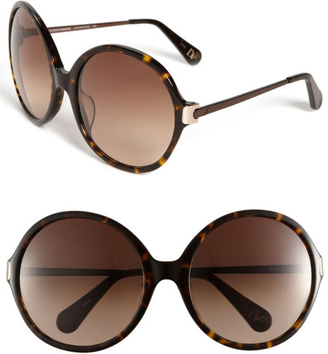 Diane von Furstenberg 'Lais' Oversized Round Sunglasses
