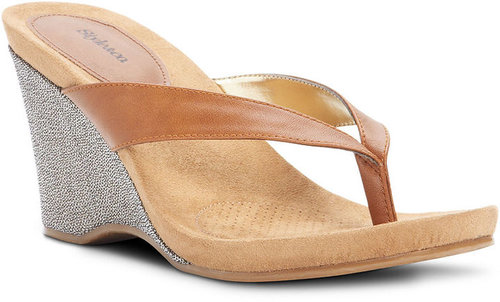 Style&co. Shoes, Chicklet Wedge Sandals