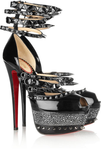 Christian Louboutin 20th Anniversary Isolde 160 patent-leather sandals