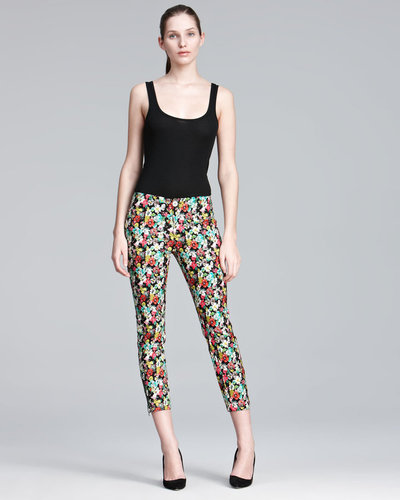 Nanette Lepore Lollipop Floral-Print Pants