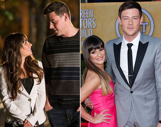 Lea Michele and Cory Monteith