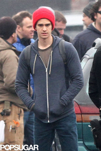 Emma Stone and Andrew Garfield Break for Breakfast in NYC Emma Stone and Andrew Garfield Break for Breakfast in NYC