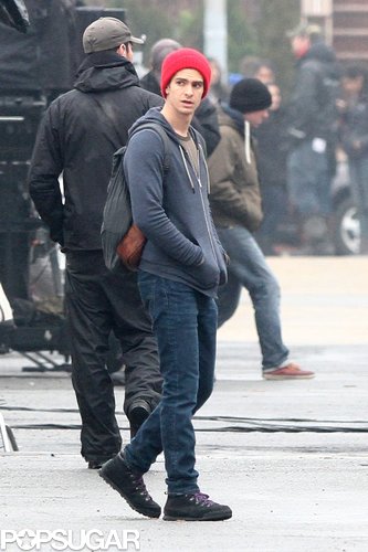 Emma Stone and Andrew Garfield Break for Breakfast in NYC Emma Stone and Andrew Garfield Break for Breakfast in NYC