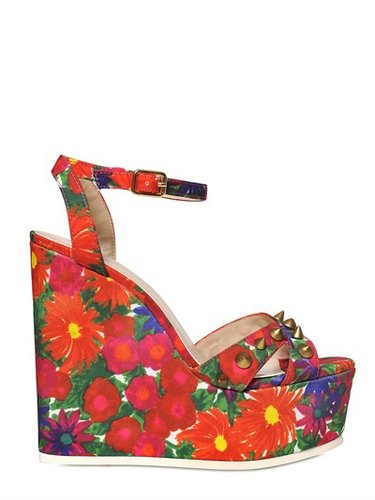 Carvela Kurt Geiger - 140mm Gardenia Floral Wedges