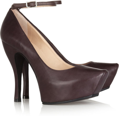 McQ Alexander McQueen Burlesque leather platform pumps