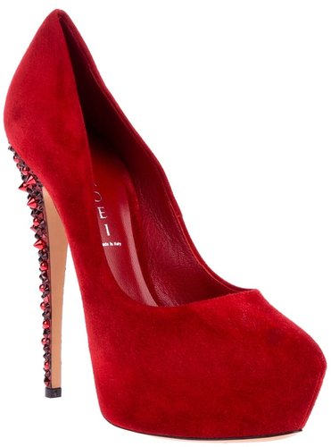 Casadei Suede pump