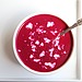 Roasted Beet and Garlic Soup With Chèvre