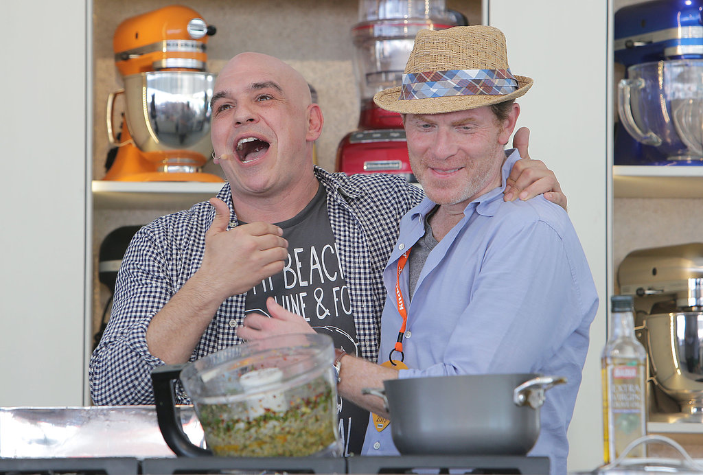 Michael Symon and Bobby Flay Michael Symon and Bobby Flay