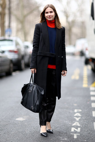 Colorblocking gave this street style more statement power.
Colorblocking gave this street style more statement power.