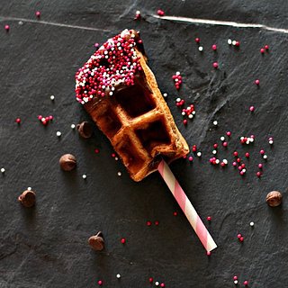 Chocolate Covered Cherry Waffle Sticks